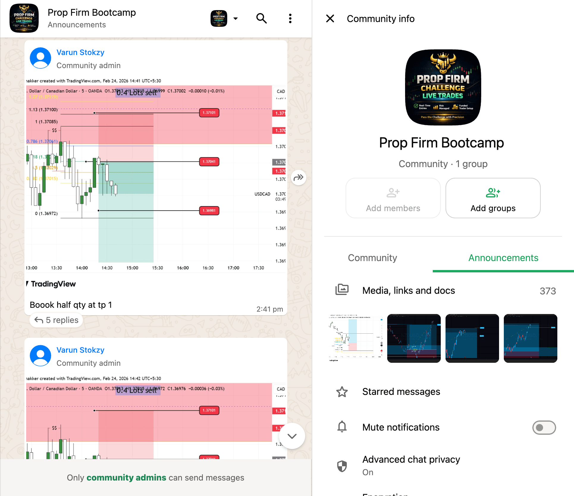 Live session preview